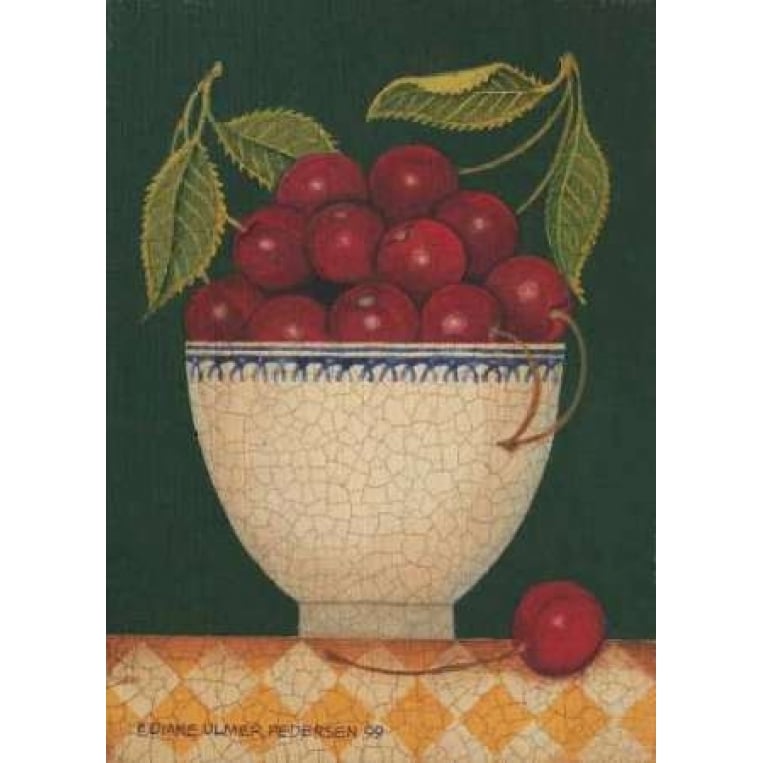 Cup O Cherries Poster Print by Diane Pedersen-VARPDXPED064 Image 2