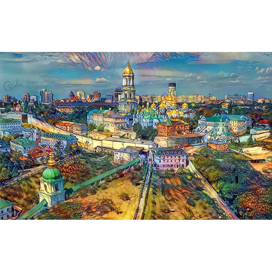 Kyiv Ukraine City Poster Print - Pedro Gavidia-VARPDXPEDGAV271395 Image 1