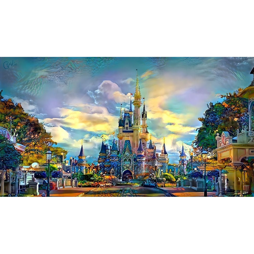 Orlando Florida United States Walt Disney World Castle Poster Print - Pedro Gavidia-VARPDXPEDGAV271439 Image 1