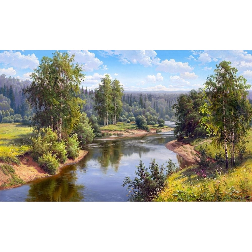 Flowing river Poster Print by Igor Prishchepa-VARPDXPI3 Image 1