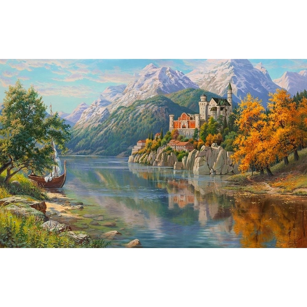 Castle by the river Poster Print by Igor Prishchepa-VARPDXPI34 Image 1