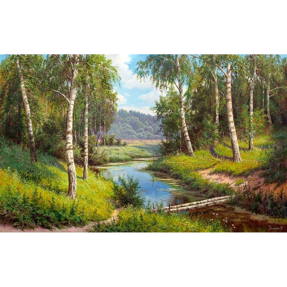 Small bridge over the river Poster Print by Igor Prishchepa-VARPDXPI37 Image 1