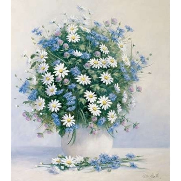 Bouquet in blue Poster Print by Peter Motz-VARPDXPM002 Image 1