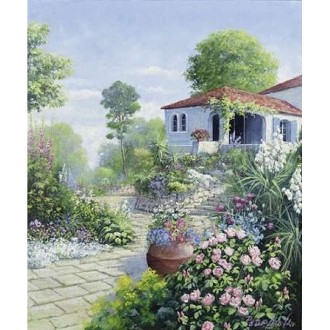 Italian garden I Poster Print by Peter Motz-VARPDXPM086 Image 1