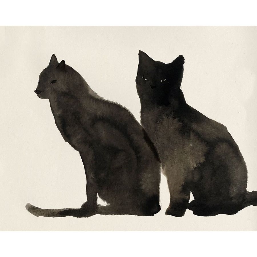 Two Black Cats by Pi Studio-VARPDXPM105A Image 1