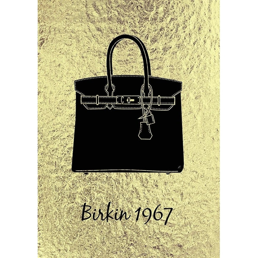 Golden Birkin Bag Poster Print - Aesthete-VARPDXPOD00123 Image 1