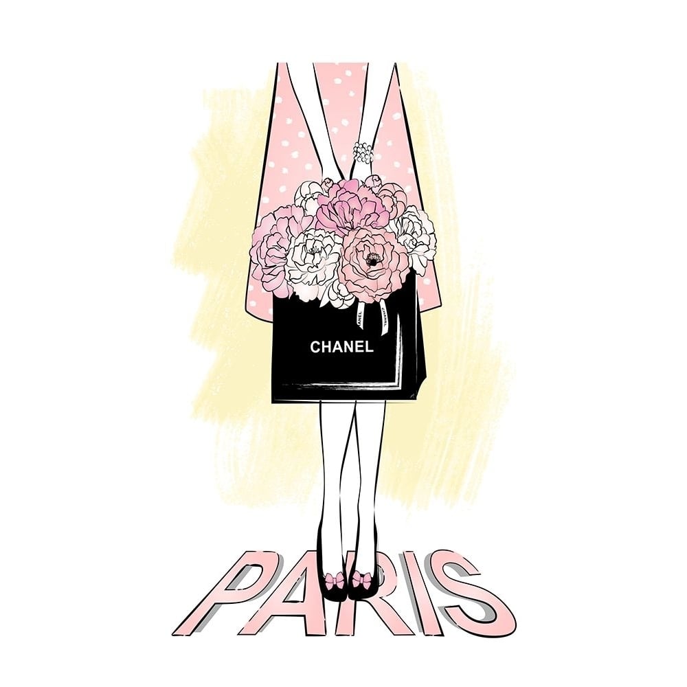 Paris Girl Poster Print - Aesthete-VARPDXPOD2822 Image 1