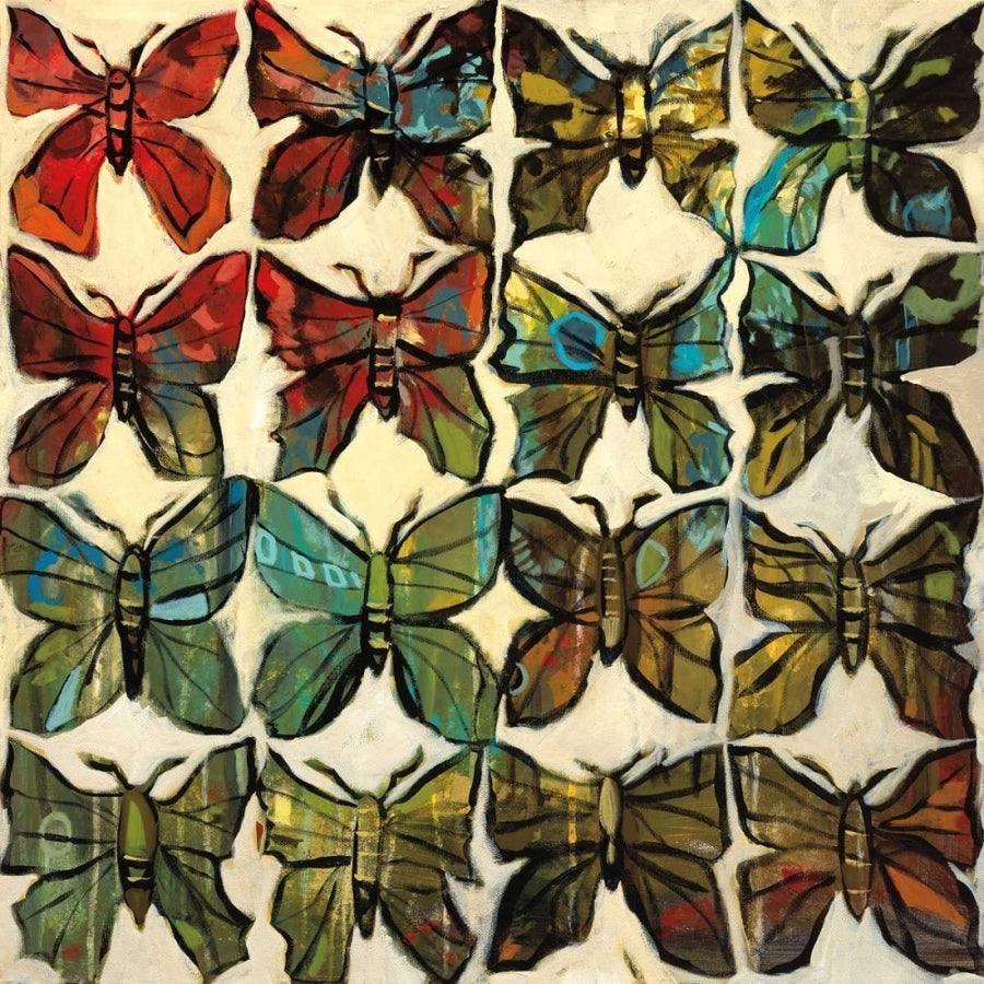 Butterflies Poster Print by Jennifer Harwood-VARPDXPOD5818 Image 1