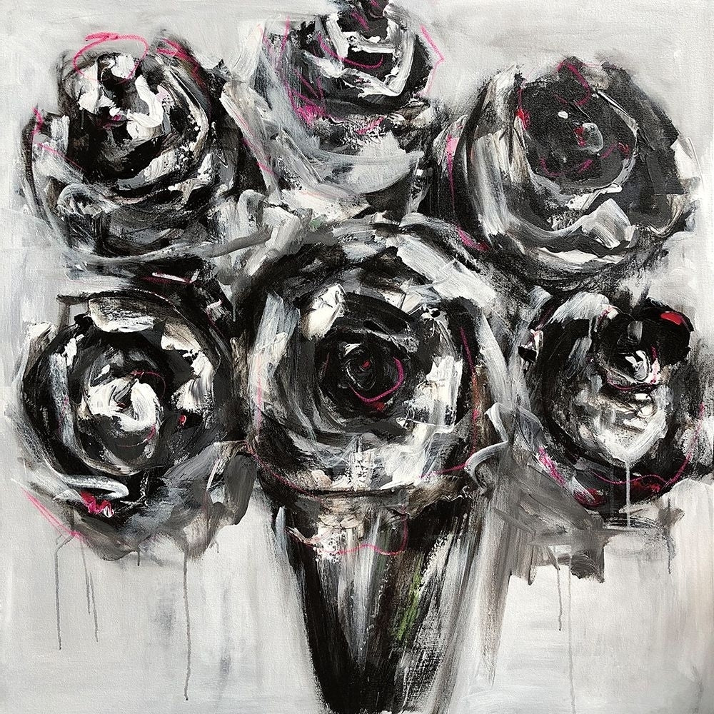 Black Roses Poster Print by Emma Bell-VARPDXPOD60614 Image 1