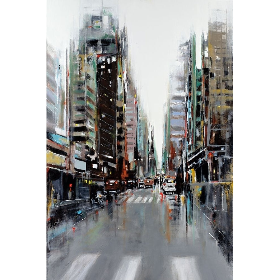 Bustling City Poster Print by Aziz Kadmiri-VARPDXPOD61015 Image 1