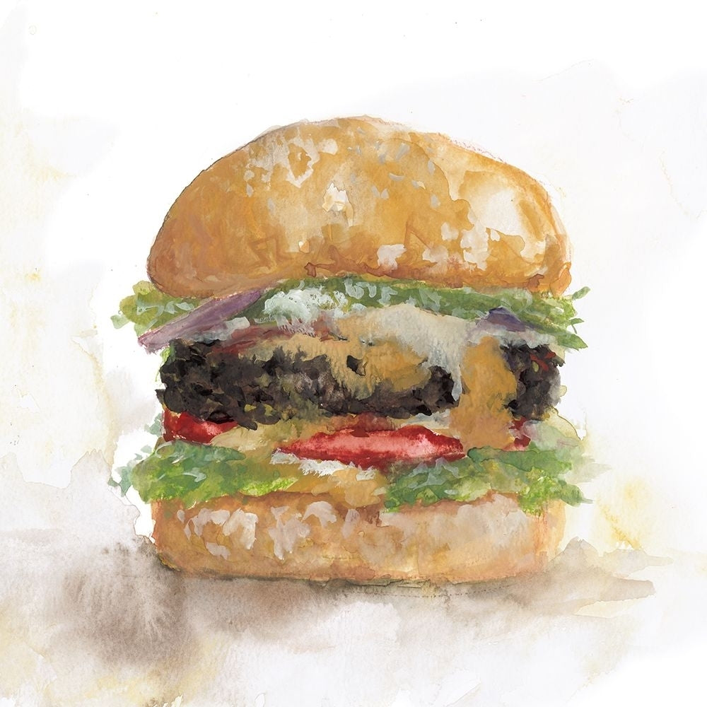 Burger Poster Print - Studio Pasion-Fox-VARPDXPOD61149 Image 1