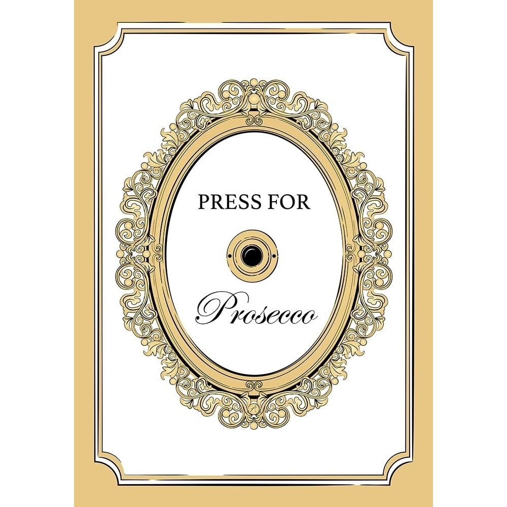 Press for Prosecco Poster Print - Aesthete-VARPDXPOD6521 Image 1