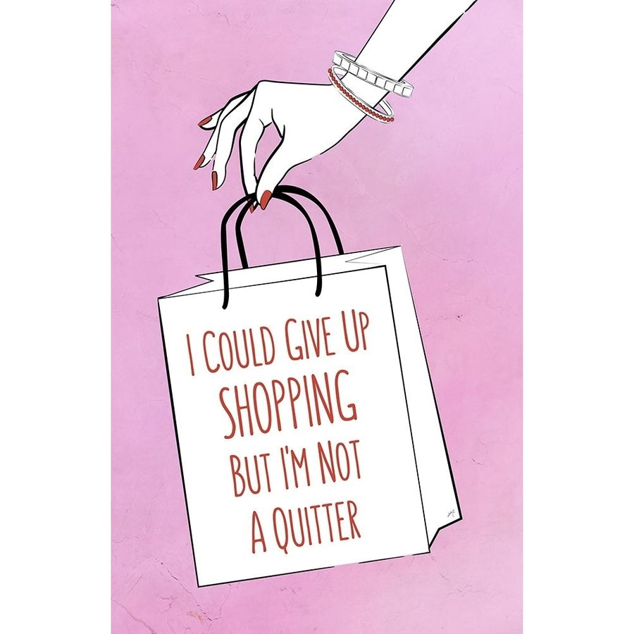 Shopping quote Poster Print - Aesthete-VARPDXPOD6721 Image 1