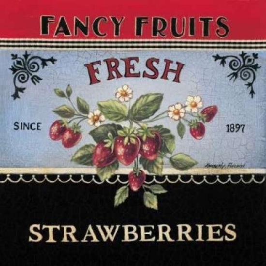 Fresh Strawberries Poster Print by Kimberly Poloson-VARPDXPOL081 Image 1