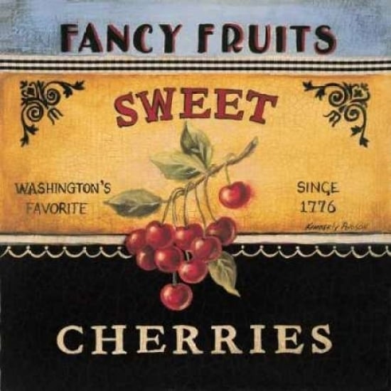 Sweet Cherries Poster Print by Kimberly Poloson-VARPDXPOL082 Image 2