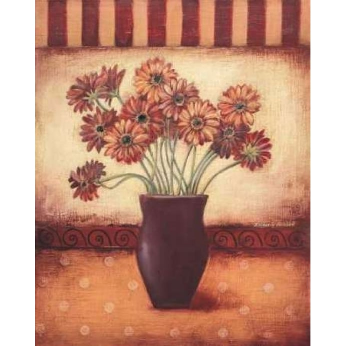 Red Daisies Poster Print by Kimberly Poloson-VARPDXPOL095 Image 1