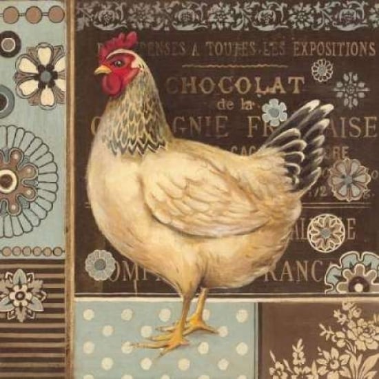 Aqua Rooster II Poster Print by Kimberly Poloson-VARPDXPOL211 Image 2