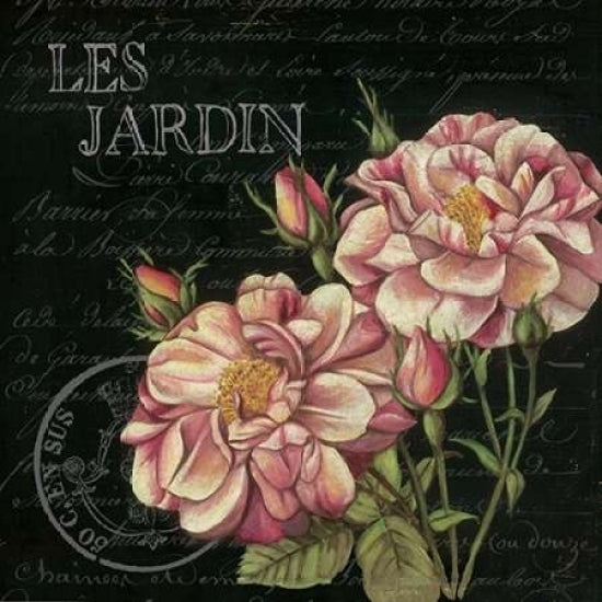 Les Jardin Roses Sq. Poster Print by Kimberly Poloson-VARPDXPOL302 Image 1