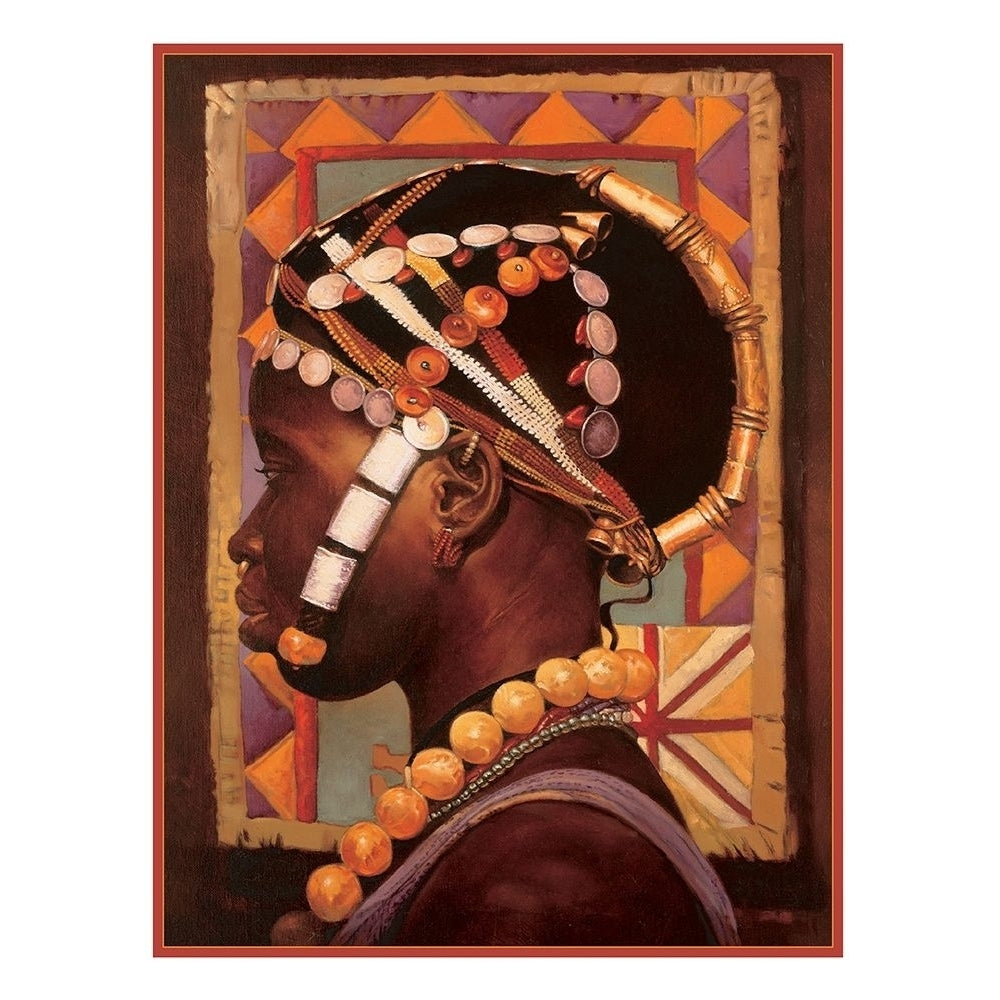 African Head Dress Poster Print by Unknown Unknown-VARPDXPP101812 Image 1