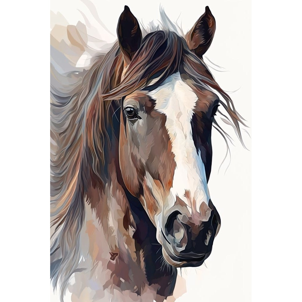 Horse Portrait 3 Poster Print - Prints Design Petals-VARPDXPPD0200 Image 1