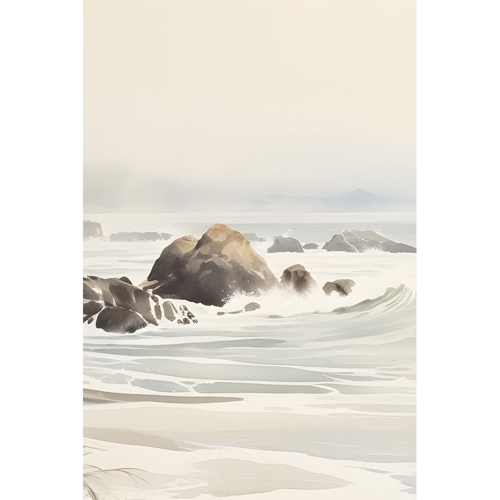 Serene Coast II Poster Print - Prints Design Petals-VARPDXPPD0287 Image 1