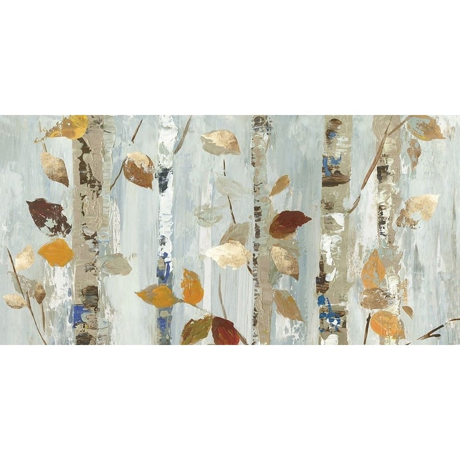 Leaves on Birch Poster Print by Allison Pearce-VARPDXPS123A Image 1