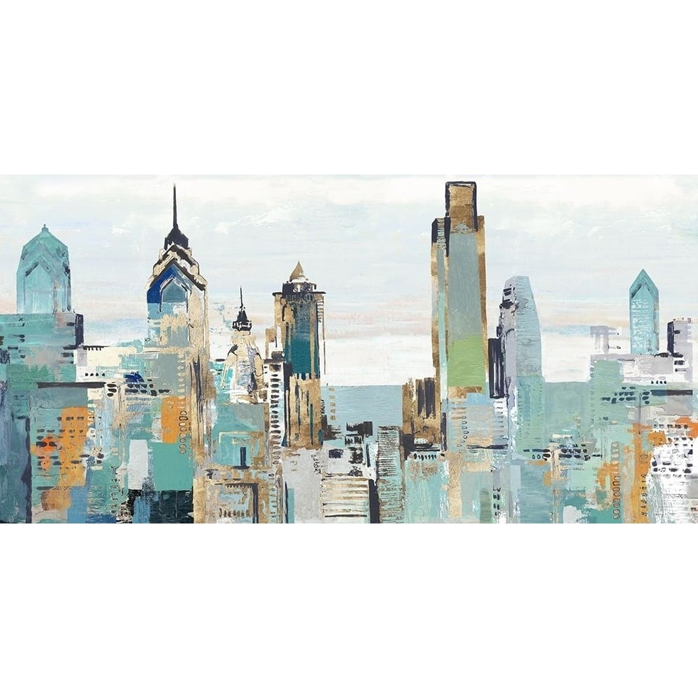 Teal City I Poster Print by Allison Pearce-VARPDXPS267A Image 1