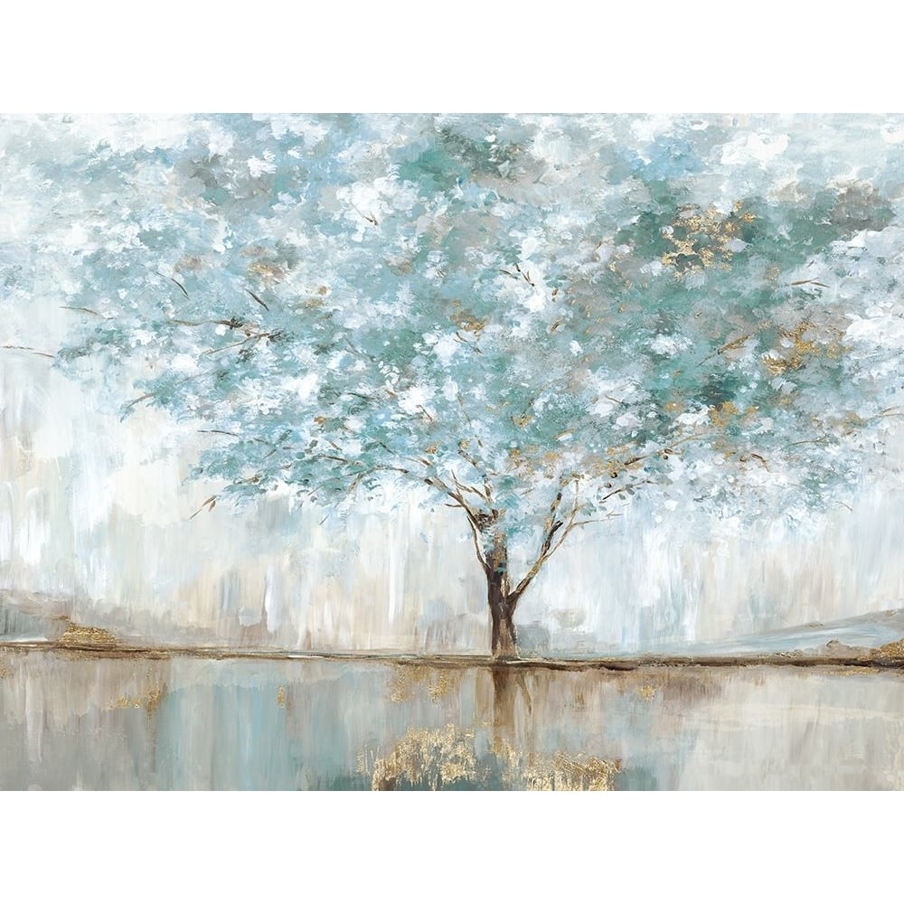 Dreamy Blue Tree Poster Print - Allison Pearce-VARPDXPS478A Image 1