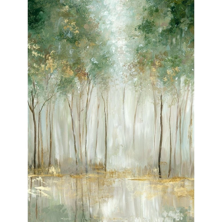 Green And Gold Forest Poster Print - Allison Pearce-VARPDXPS481A Image 1