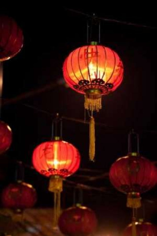 Chinese Lanterns II Poster Print by Erin Berzel-VARPDXPSBZL589 Image 2