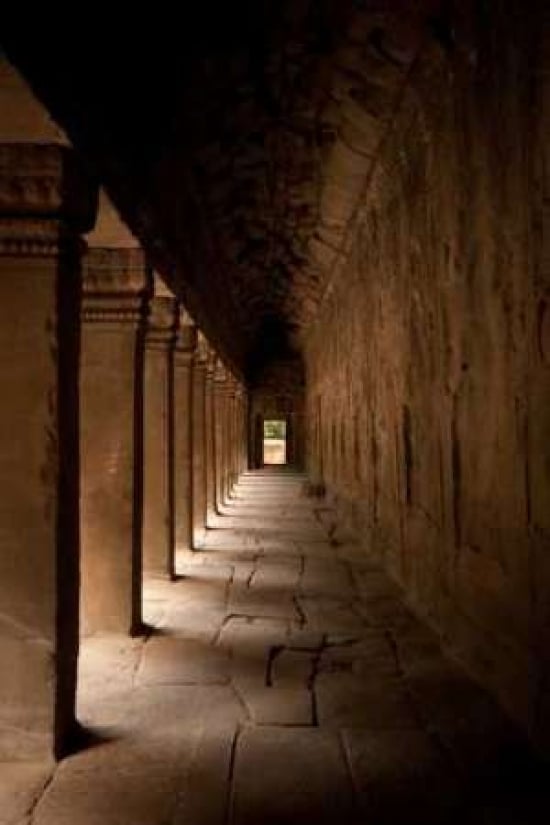 Ta Prohm Walkway Poster Print by Erin Berzel-VARPDXPSBZL652 Image 1