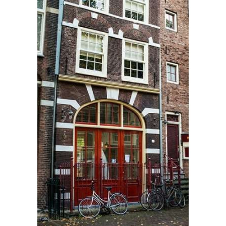 Red Door in Amsterdam Poster Print by Erin Berzel-VARPDXPSBZL968 Image 2