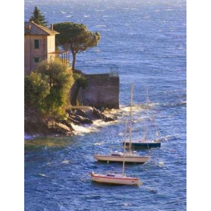 Fishing on Lake Como Poster Print by Rita Crane-VARPDXPSCRN136 Image 1