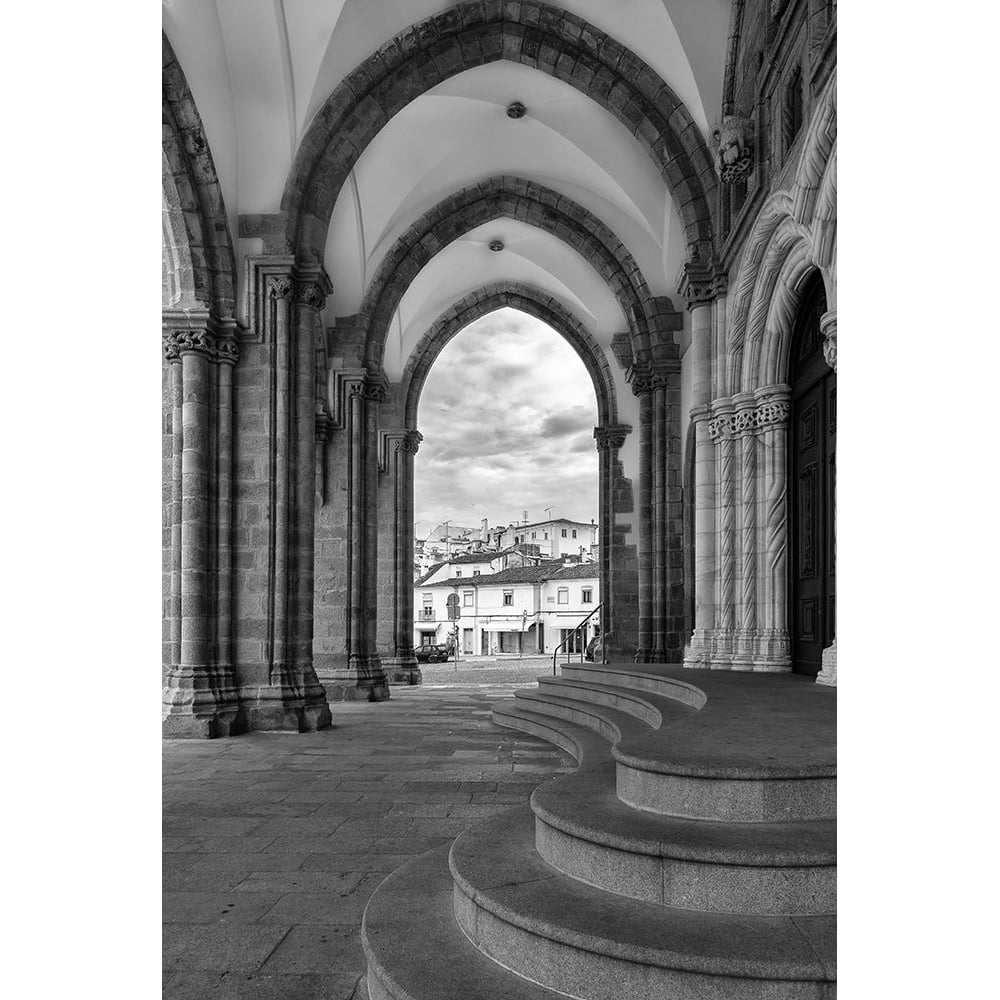 Evora Cathedral BW Poster Print by Stan Hellmann-VARPDXPSHEL212 Image 1