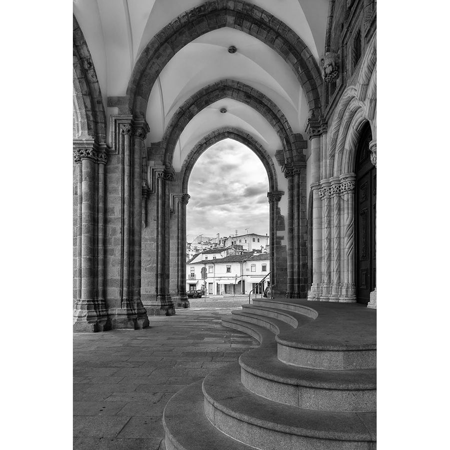 Evora Cathedral BW Poster Print by Stan Hellmann-VARPDXPSHEL212 Image 1