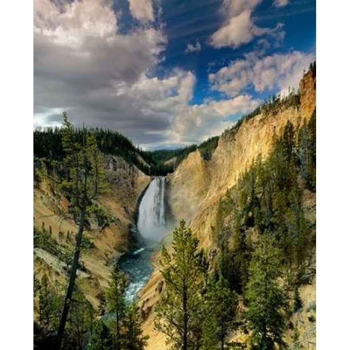 Yellowstone Falls Poster Print by Ike Leahy-VARPDXPSLHY128 Image 1