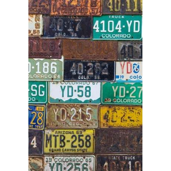 License Plates I Poster Print by Kathy Mahan-VARPDXPSMHN277 Image 1