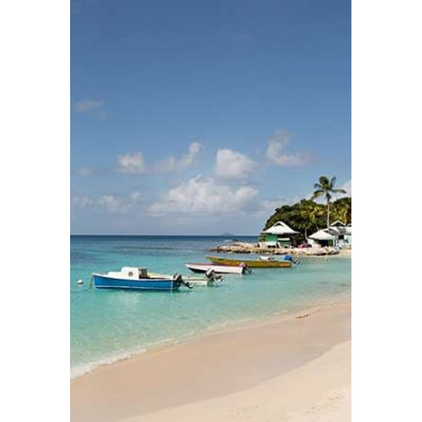 Caribbean Boats III Poster Print by Karyn Millet-VARPDXPSMLT747 Image 1