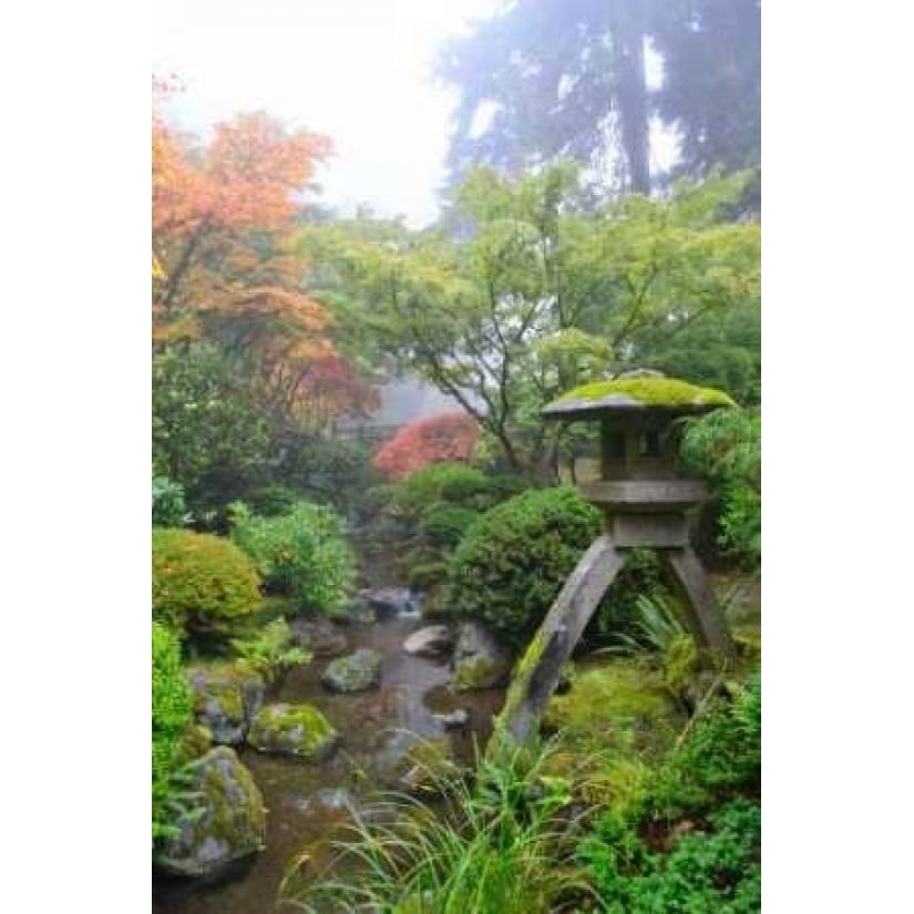 Gardens in the Fog II Poster Print by Brian Moore-VARPDXPSMRE141 Image 1