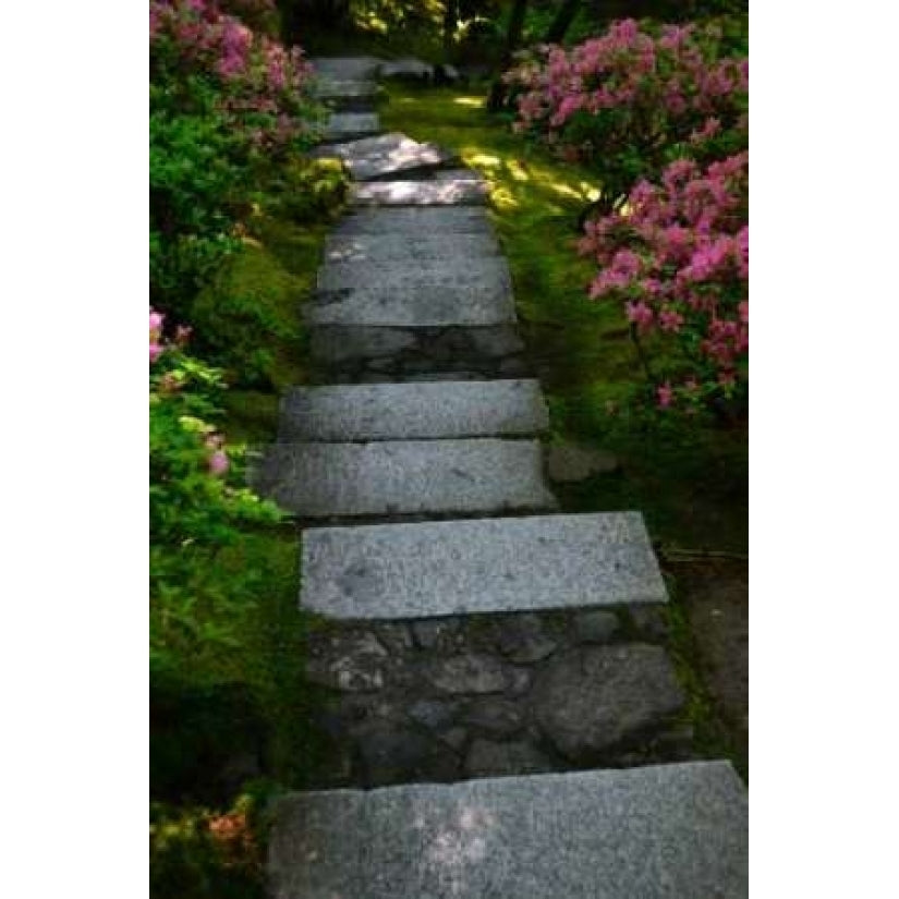 Garden Stairs I Poster Print by Brian Moore-VARPDXPSMRE136 Image 1