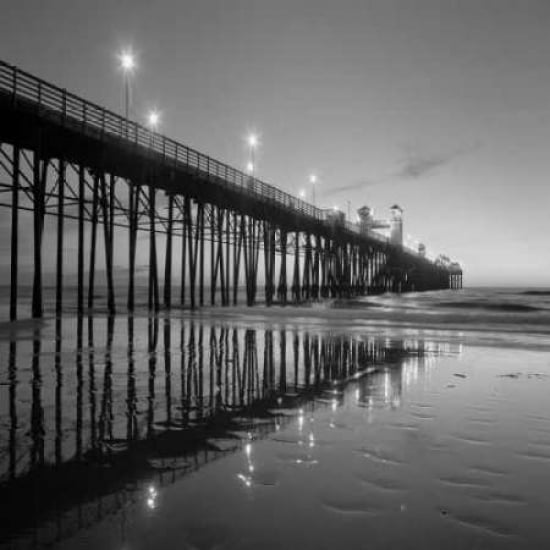 Pier Night Square II Poster Print by Lee Peterson-VARPDXPSPSN189 Image 1