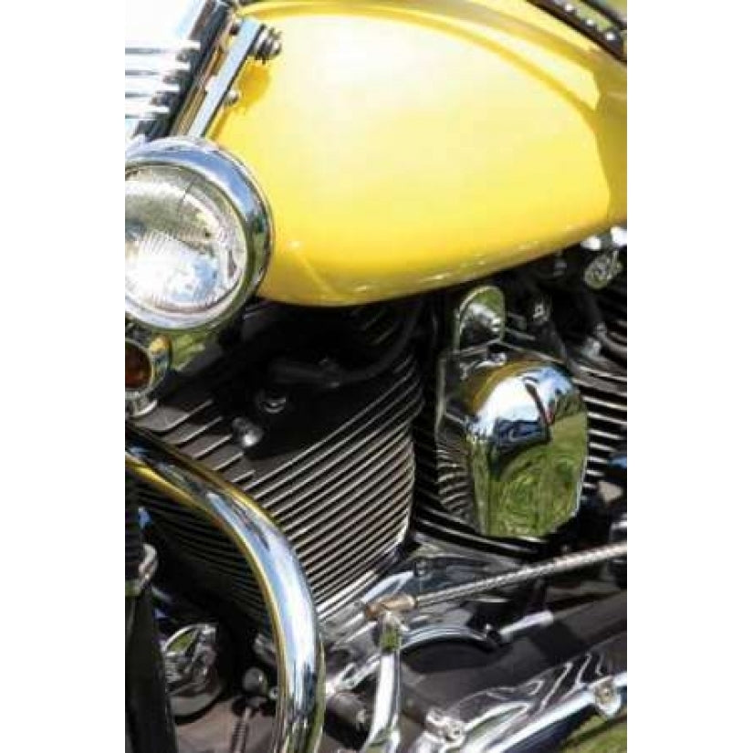 Yellow Motorcycle Poster Print by Tammy Putman-VARPDXPSPTM178 Image 1