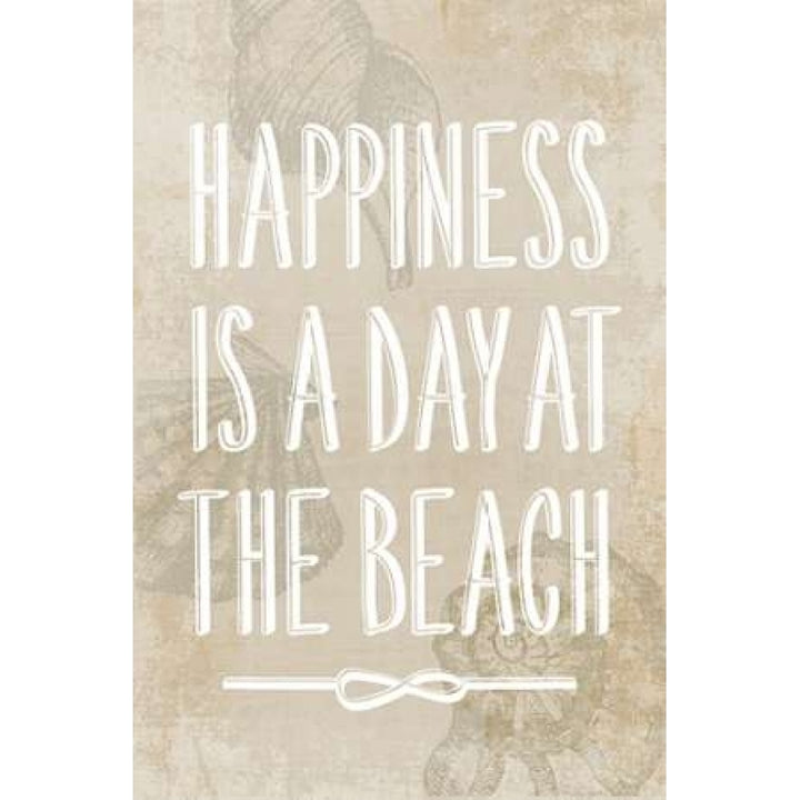 Happiness is a day at the Beach Poster Print by PI Galerie-VARPDXPU103A Image 1