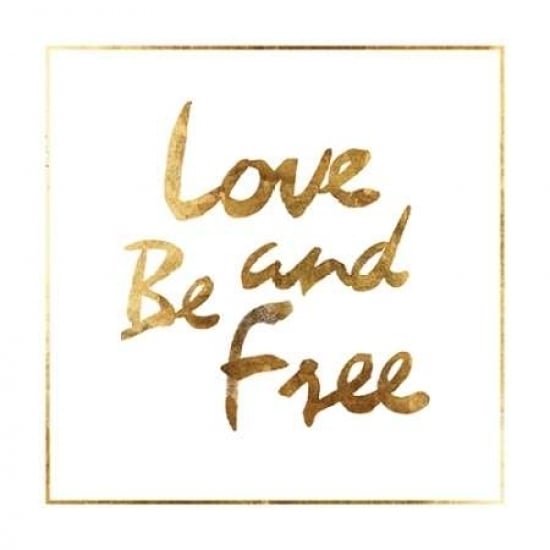 Love and Be Free Poster Print by PI Studio-VARPDXPX122A Image 1