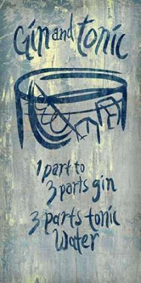 Gin and Tonic Blue Poster Print by PI Studio-VARPDXPX138A Image 1