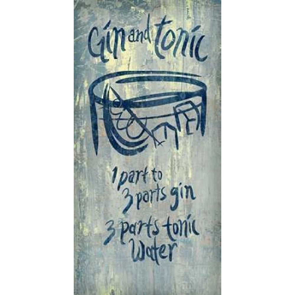 Gin and Tonic Blue Poster Print by PI Studio-VARPDXPX138A Image 2