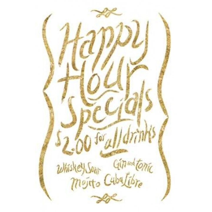 Happy Hour 2 gold Poster Print by PI Studio-VARPDXPX131A Image 2