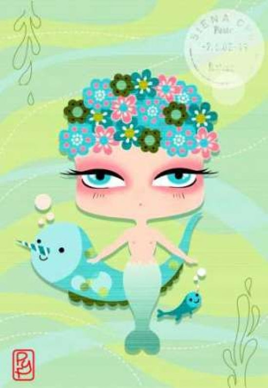 Mermaid Poster Print by Patricia Yuste-VARPDXPYF010 Image 1