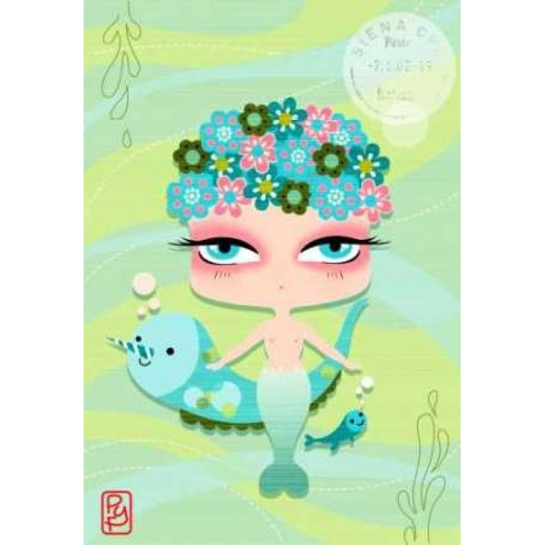 Mermaid Poster Print by Patricia Yuste-VARPDXPYF010 Image 2