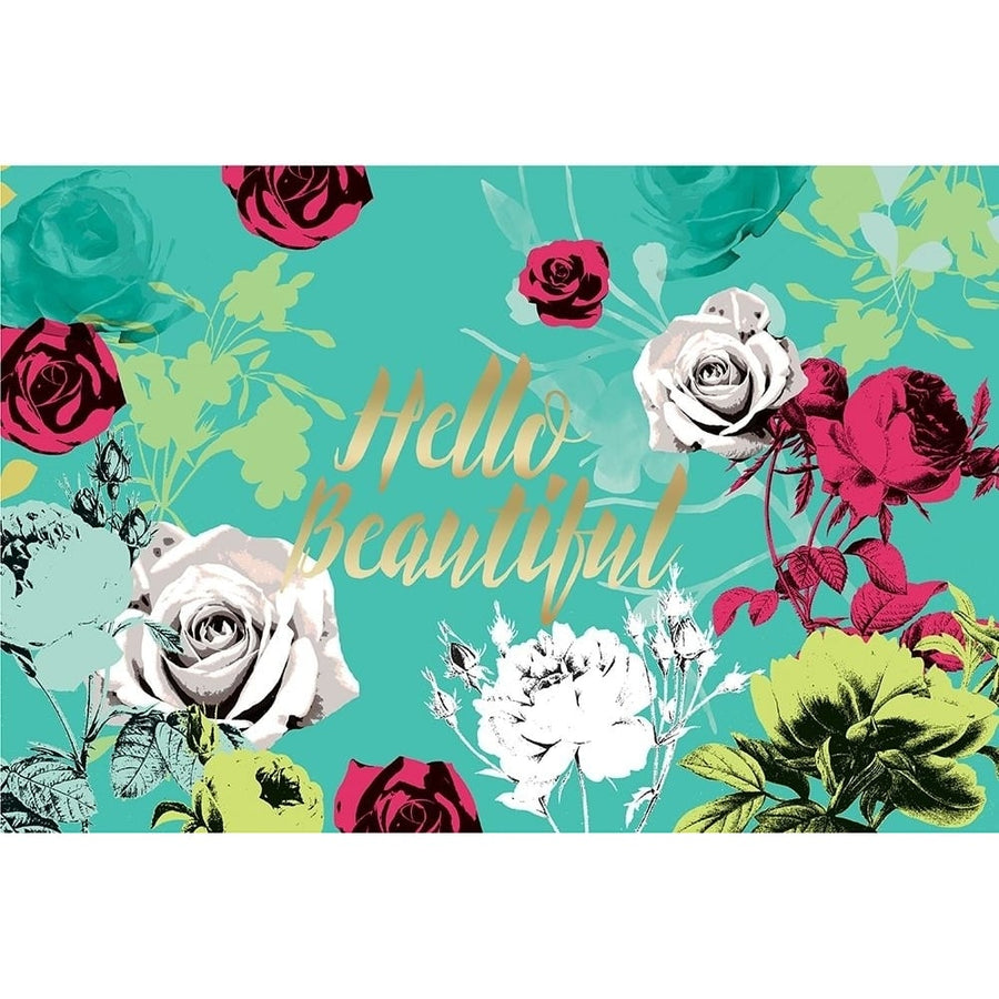 Hello Beautiful Bright Roses Poster Print by Candace Allen-VARPDXQCARC048A Image 1